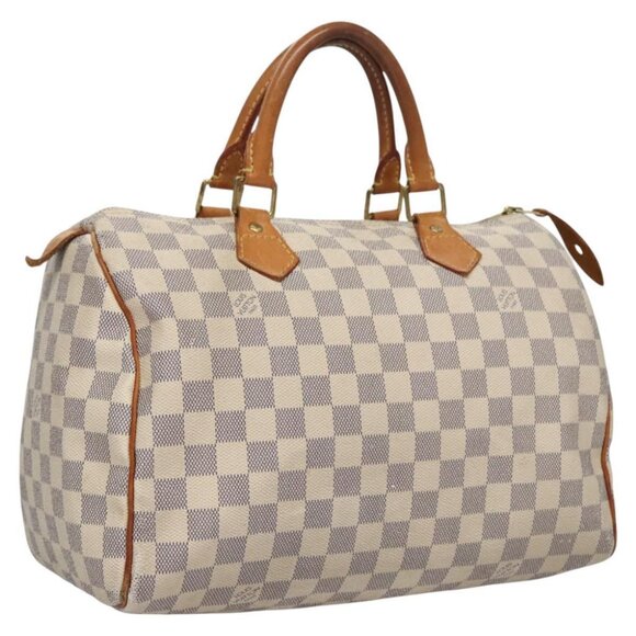 LOUIS VUITTON Damier Azur Speedy 30 Hand Bag - Picture 1 of 16